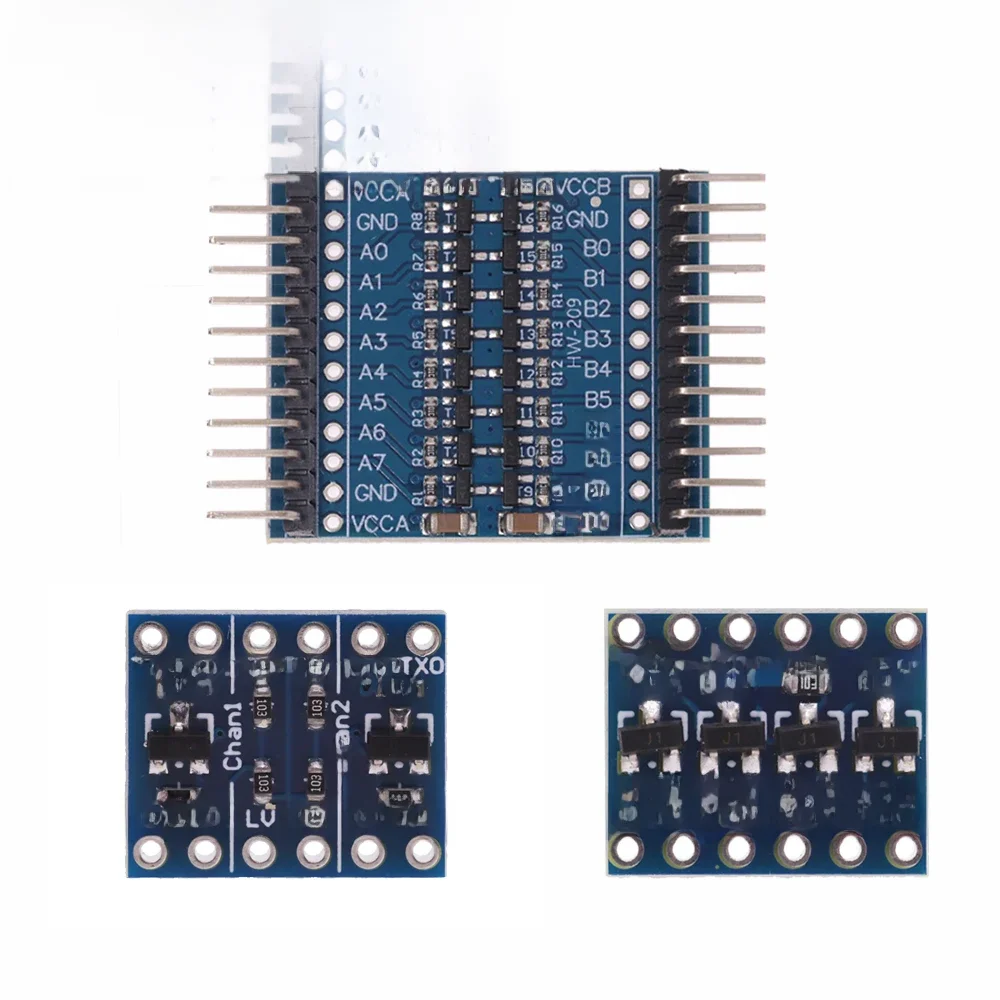 2/4/8-kanałowy konwerter poziomów logicznych IIC I2C Dwukierunkowy moduł płytki 2 4 8-drożny DC 3,3 V/5 V z pinami dla Arduino Raspberry Pi — zdjęcie 2