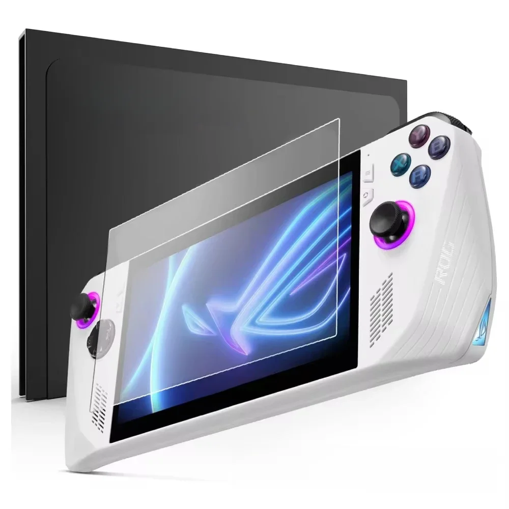 Protecteur d'écran en verre trempé pour Console de jeu Asus ROG Ally, film en verre trempé anti-rayures pour accessoires de jeu ROG ALLY