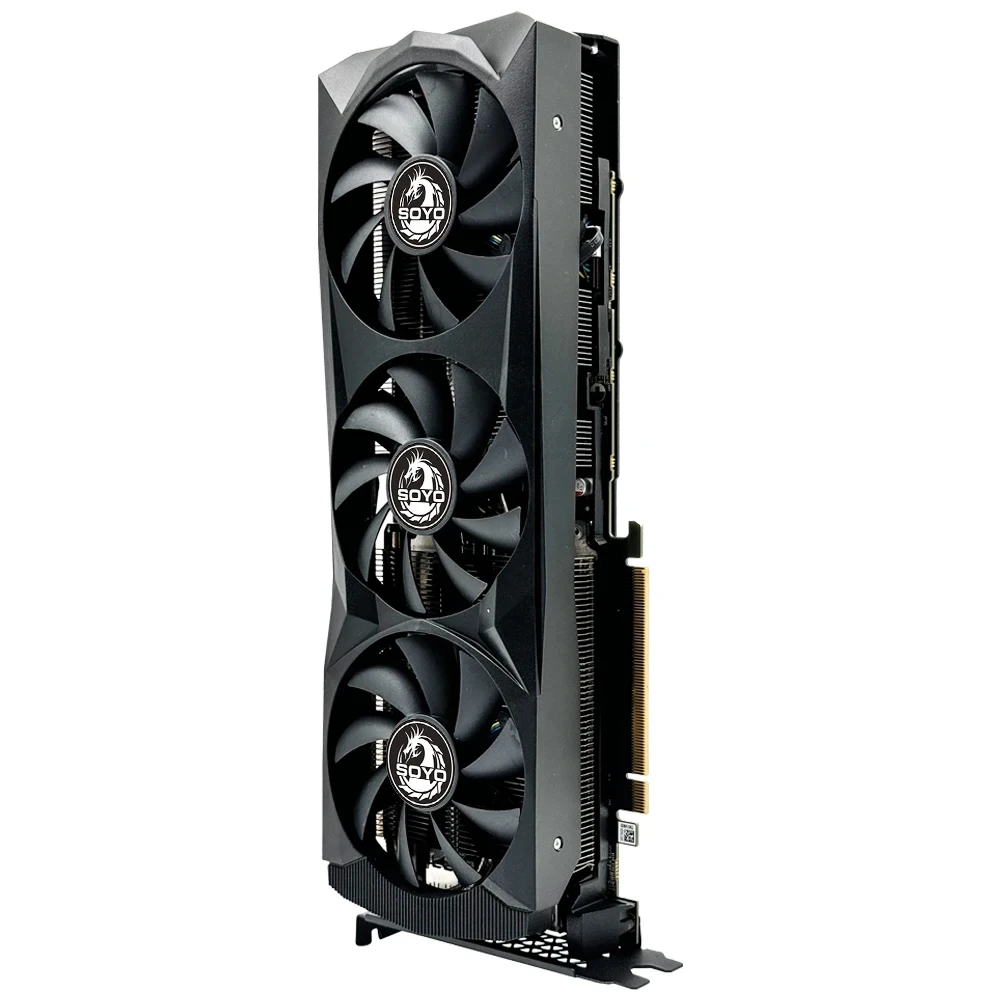 تستخدم SOYO NVIDIA GeForce RTX2060 SUPER 8G بطاقات الرسومات GDDR6 ذاكرة الفيديو HDMI DP PCIE3.0x16 بطاقة فيديو الألعاب للكمبيوتر المكتبي #3