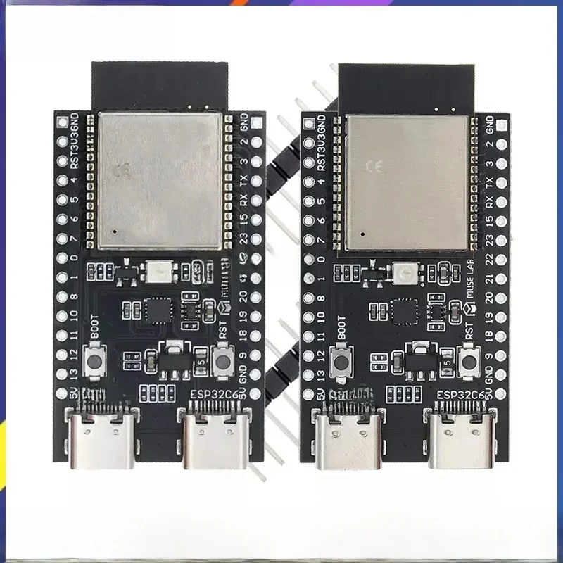ESP32-C6 ESP32 WiFi + Bluetooth Internet des objets double carte de développement type-c ESP 32 carte centrale ESP32-C6-DevKit C N4R2