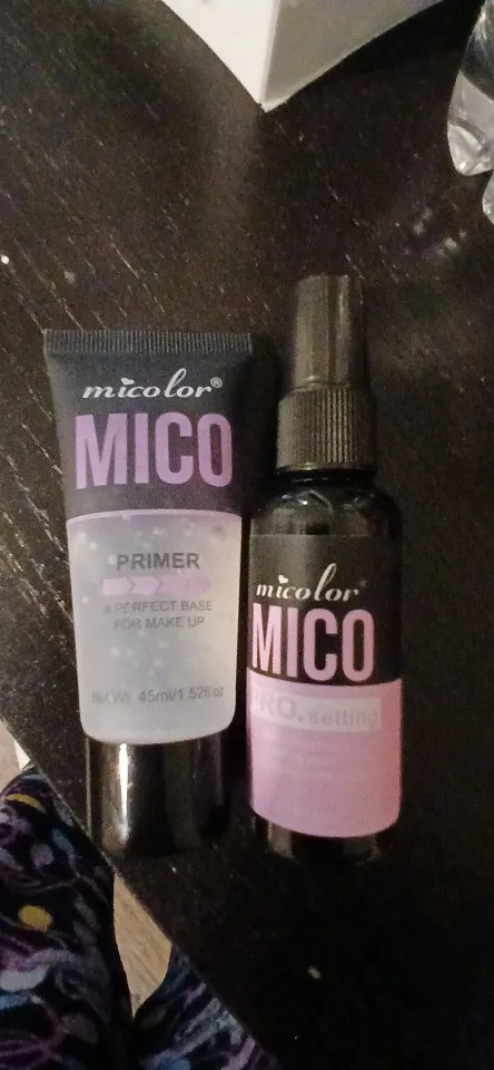 Makeup Set Of Makeup Primer + Setting Spray, Invisible Pore Color Rendering Hold Makeup, For Base Makeup And Makeup Finishing photo review