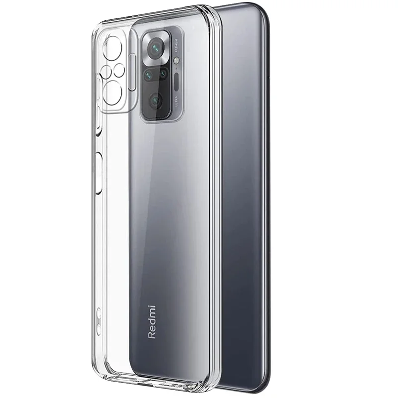 Coque en silicone Ultra fine pour Xiaomi Redmi Note 10 Pro, étui souple transparent pour Redmi Note 10S Note10 4G 5G, Protection d'appareil photo