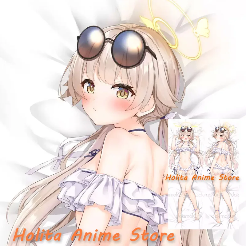 

Dakimakura Ajitani Hifumi Blue Archive Anime Double sided Print Life-size Body Pillow Cover