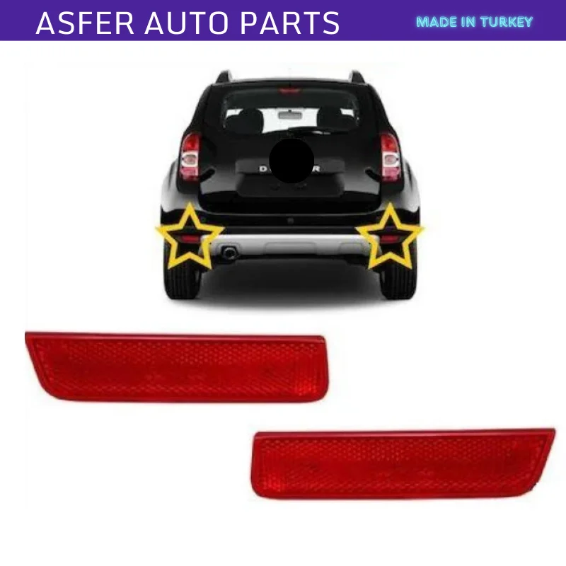 Rear Reflector For Dacia Duster 2009-2017 Left Right Rear Reflective Strips High Quality Fast Shipping OEM 265654344R 265604000R