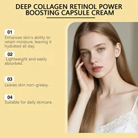 Crème Visage au Collagène 50g, Hydratante Douce, Améliore la Douceur, Nourrissante, Adoucissante, Améliore l'Élasticité, Lotion en Capsules pour un Teint Rayonnant 3