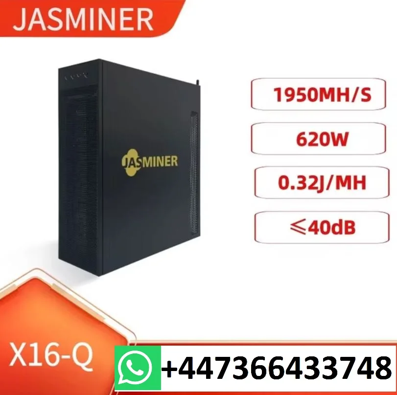 Assembled Jasminer X16-Q 1950MH/S 620W with 8G Memory WiFi Version JASMINER X16 1950M High Throughput Quiet 3U Server jasminer x