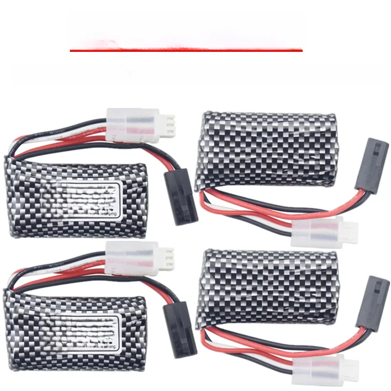Akumulator litowy 7,4 V 800 mAh do 9130 9135 9136 9137 9138 9145 RC Samochód zabawkowy Szybki pojazd terenowy 5500-2P Wtyczka Akumulator 7,4 V — 2