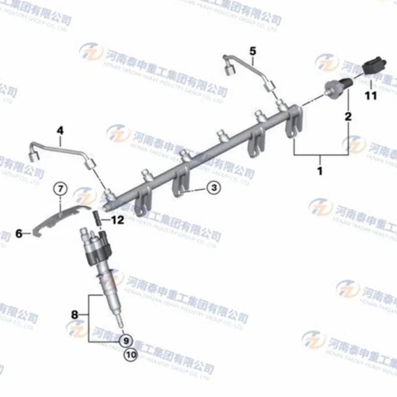 Car Injector 13537537317 13537585261 13538616079 for N54 N63 335i 535i 740Li B7 Replacement Oil Nozzle