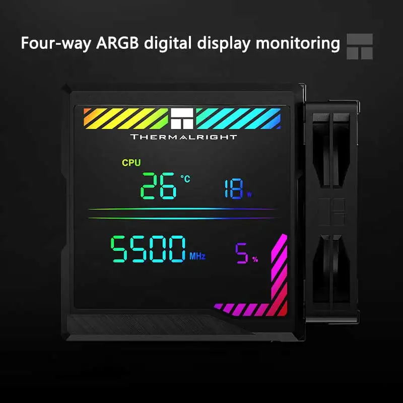 Thermalright Peerless Assassin 140 Digital Tower Cooler Dual Tower Dual Fan Air Cooling Radiator 6x6mm Heat Pipe AGHP GEN5.0