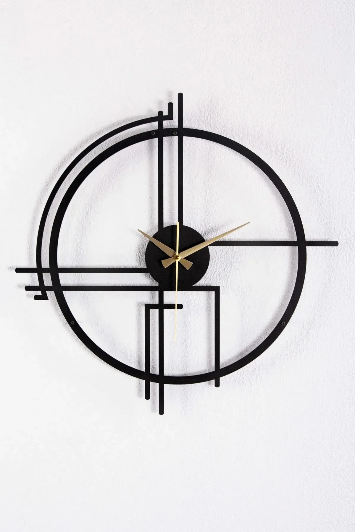 

Modern Metal Black Wall Clock 1.5 Mm Thickness 50 X 50 Cm Black, Gold and Silver Wall Clock 1.5 Mm Thickness 50x50 Cm 100% Silen