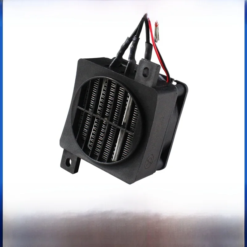 350W 220V grzejnik 24V DC wentylator termostatyczny grzejnik elektryczny PTC termowentylator grzejnik element grzejny podgrzewacz do jaj — zdjęcie 2