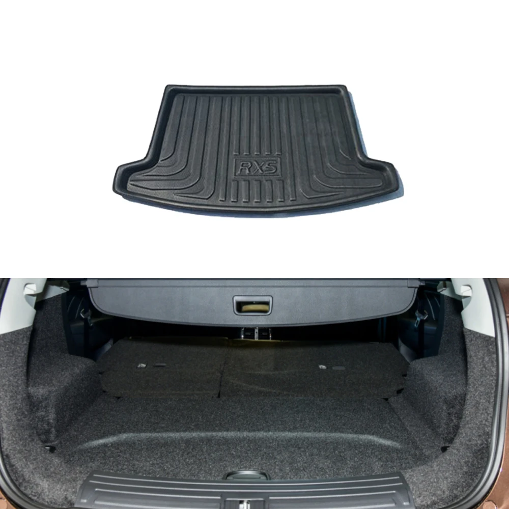 Car Rear Trunk Mat for Roewe MG RX5 Plus 2017~2022 2018 Panel Parts Foot Liner Luggage Tray Rug Pad Boot Carg Cover Accessories