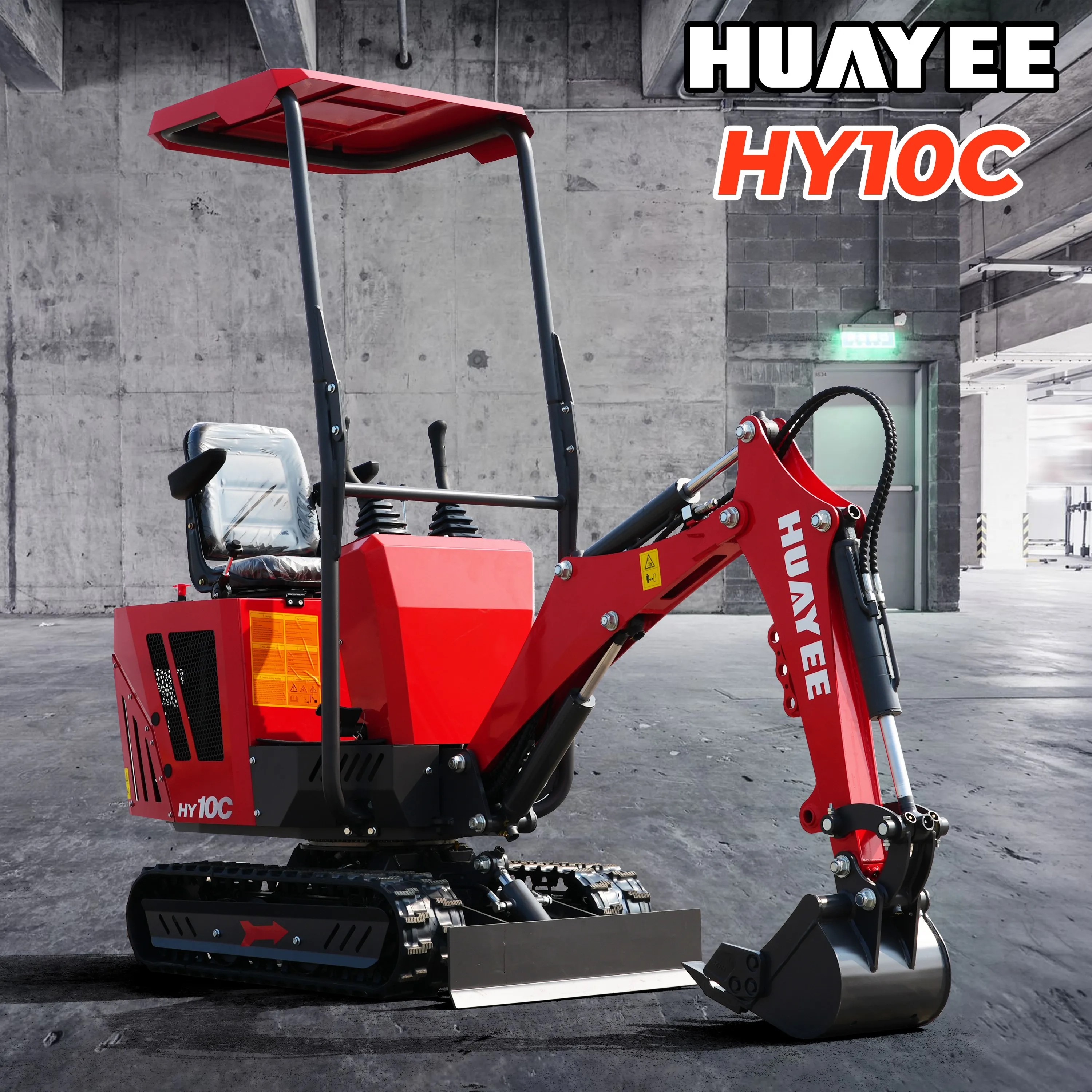 Customized 1–2 ton mini crawler excavator—a compact micro-excavator suitable for gardening and farm operations.