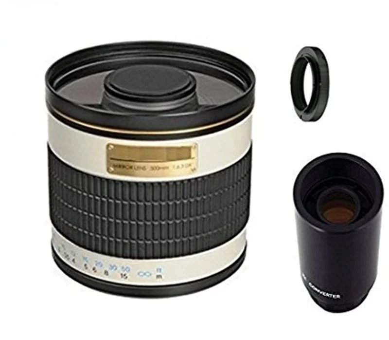 500mm/1000mm f/6.3 profesjonalny teleobiektyw obiektyw z lustrem + 2x telekonwerter dla Canon EOS 1D 1DX 6D 7D 40D 50D 60D 70D 80D 90D 70D — zdjęcie 2
