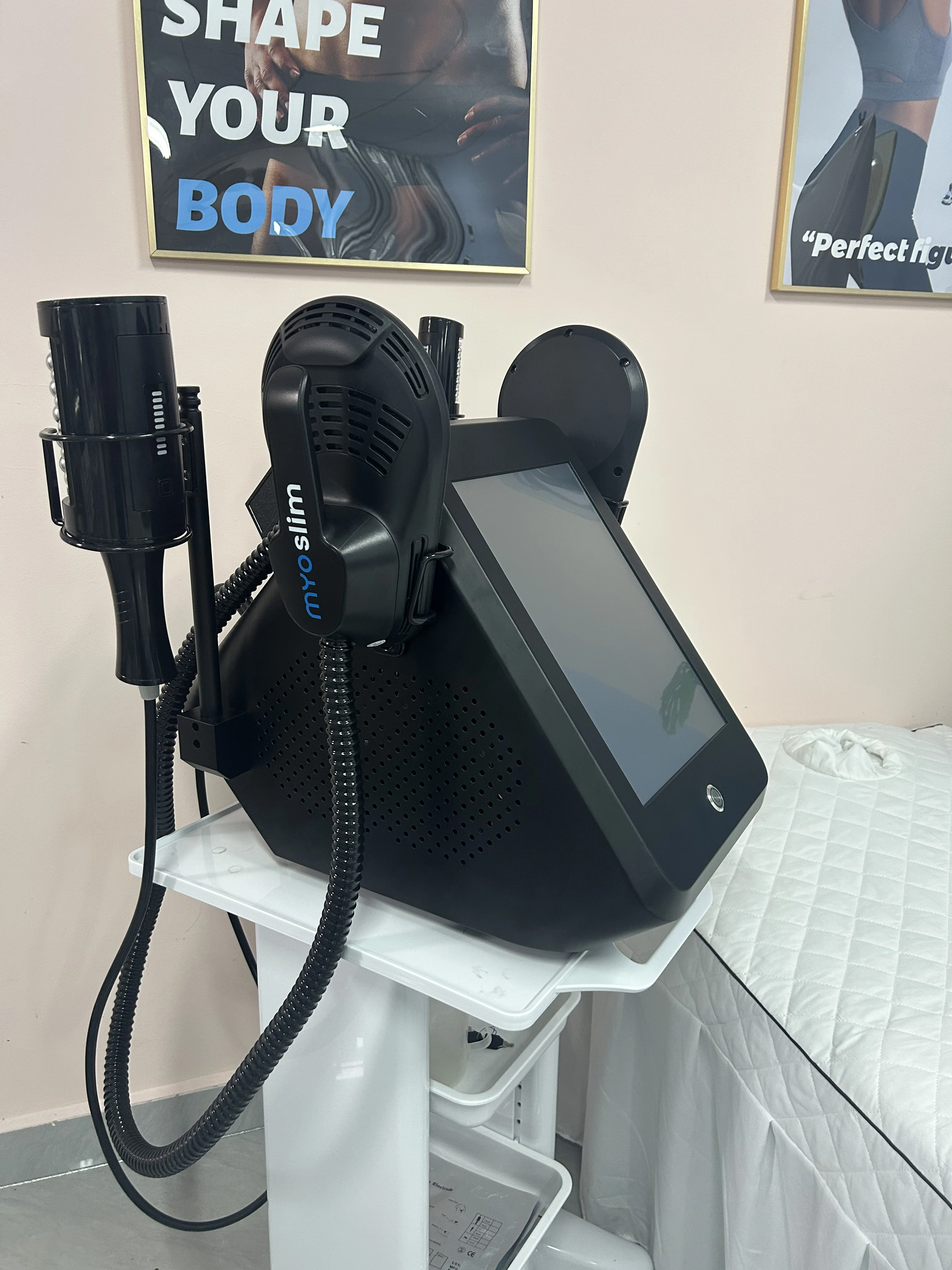 

Myoslim2 в 1, роликовый массаж для похудения, EMS-машина для формирования бодибилдинга, похудения и коррекции фигуры