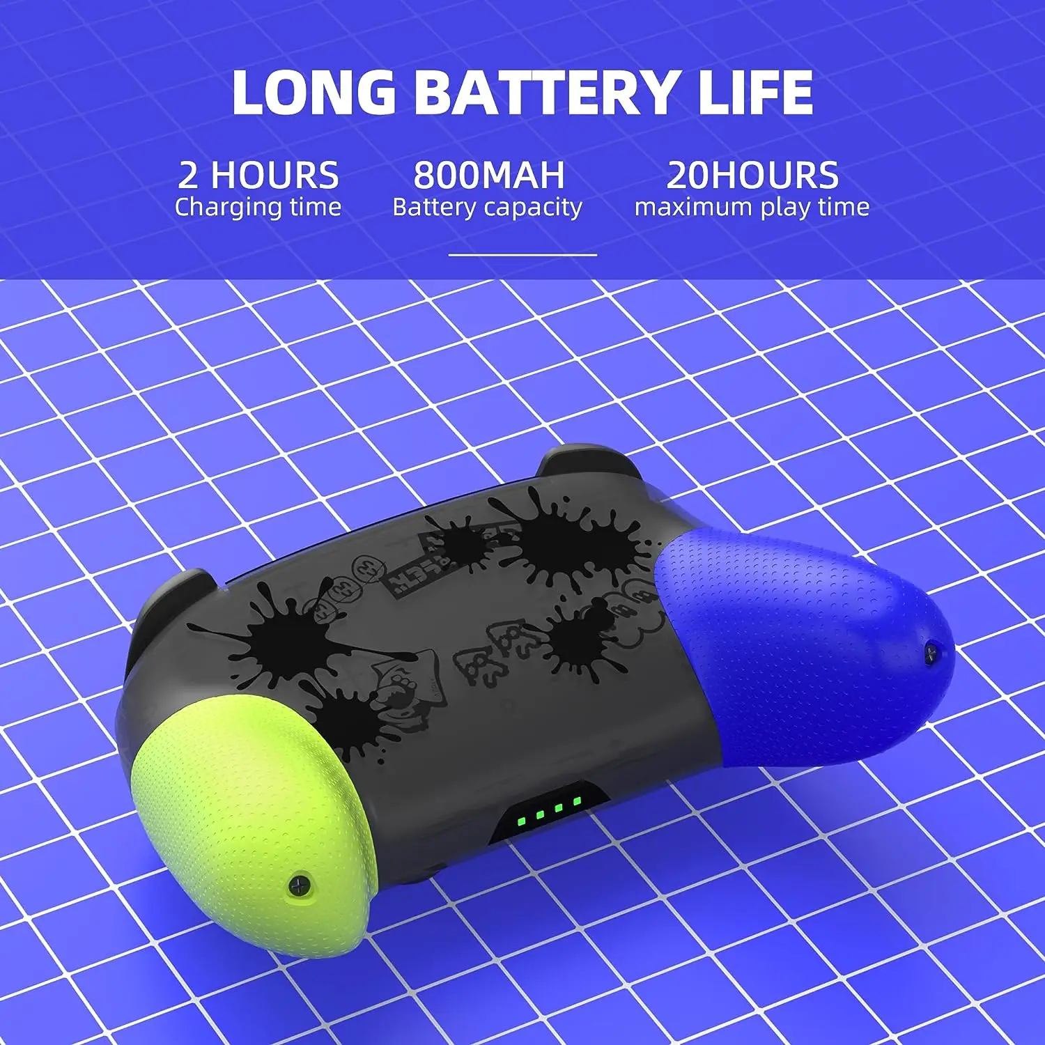 وحدة تحكم لاسلكية احترافية لجهاز نينتندو سويتش سويتش لايت سويتش OLED مع عصا التحكم المزدوجة الاهتزاز المتوافقة مع جهاز التحكم عن بعد #4