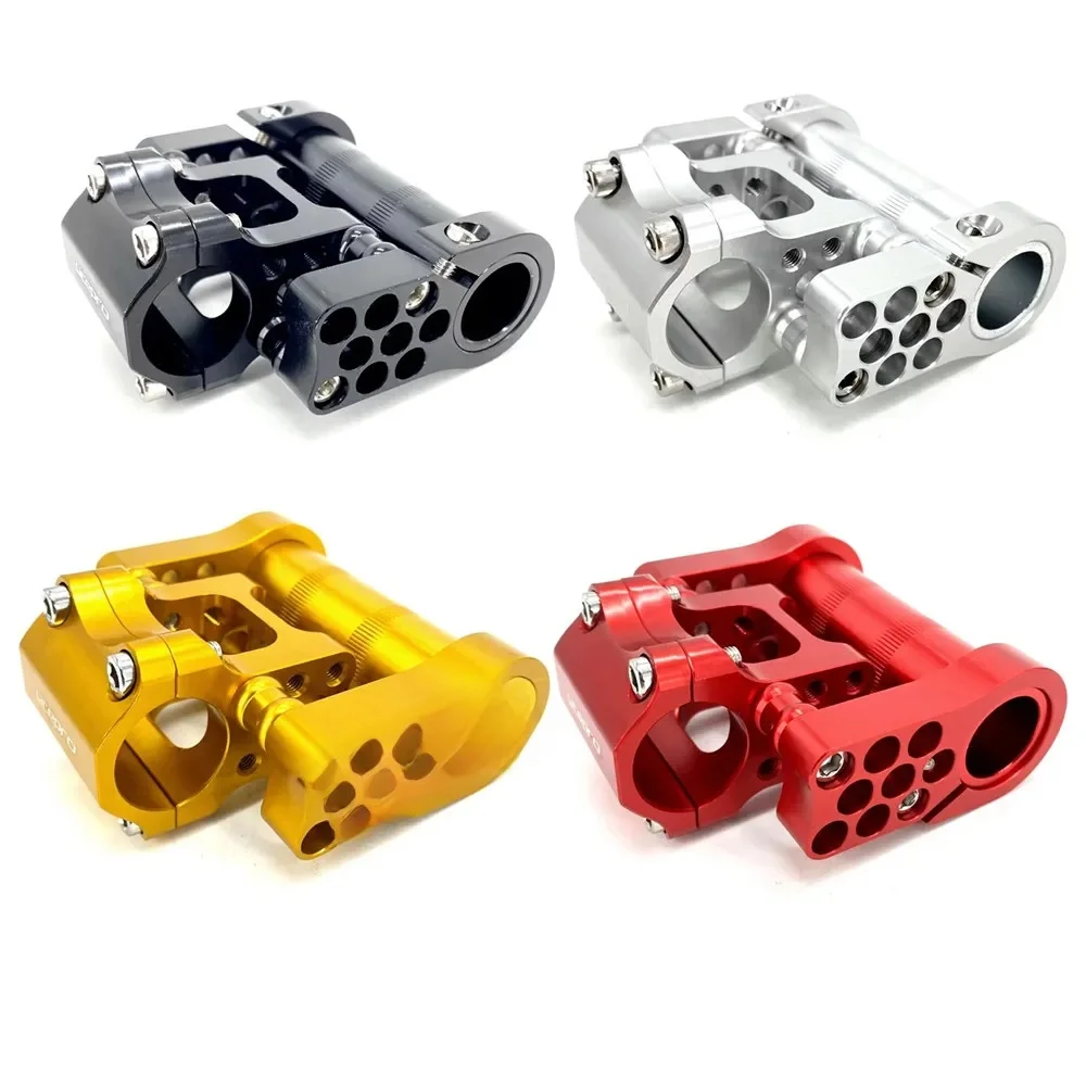 AliExpress NONE Folding Bike Variable Angle Stem 25.4mm Handlebar Extend Stem Aluminum Alloy CNC for Brompton Bike Handlebar Adjustable Stem