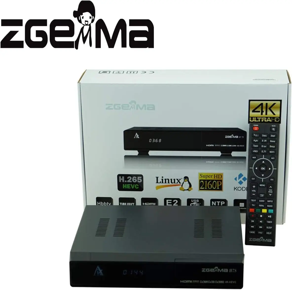

Полностью гарантированный 4K спутниковый цифровой телевизионный декодер Twin Dvb S2x + Dvb C/t2 Zgemma H7s