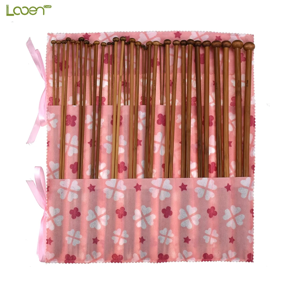 

Looen 35cm Wooden Knitting Needles DIY Weave Sweater Clothes Needle Hooks For Knitting Supplies Weaving Sweaters Scarves Etc