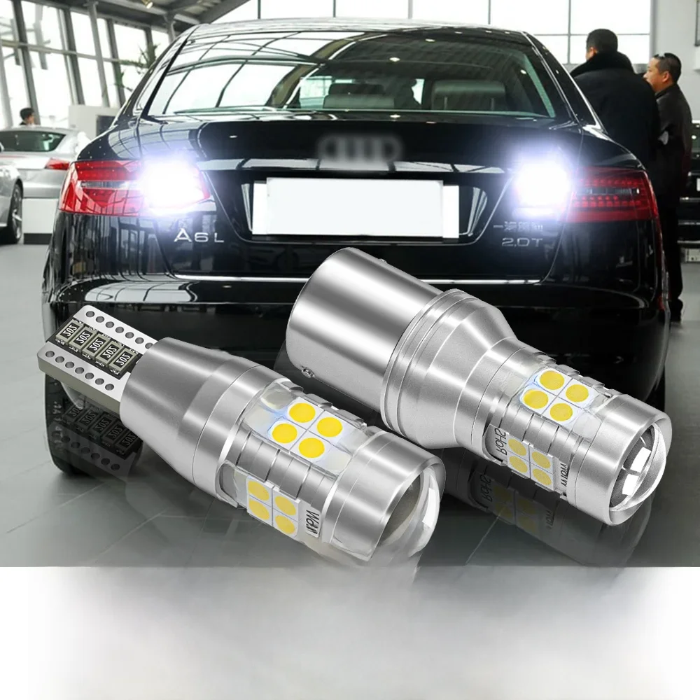 Für audi a6 c5 c6 c7 led rückfahr leuchte 2 stücke backup lampe 1997-2014 zubehör