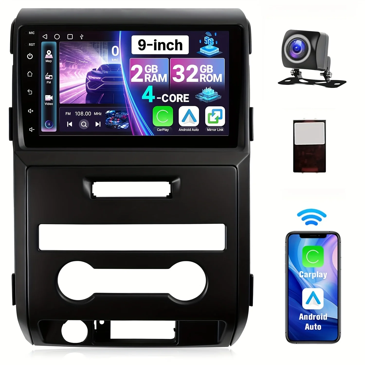 9 Inch Ips Touch Sc…