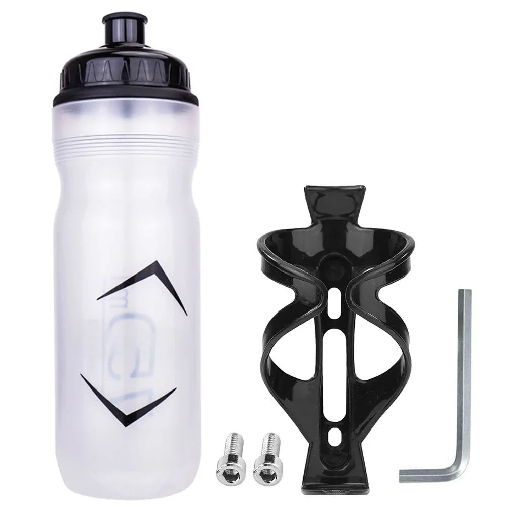 AliExpress 750ML Bicycle Water Bottle with Holder Mountain Bike Bottle Sports Water Bottle for Outdoor Cycling