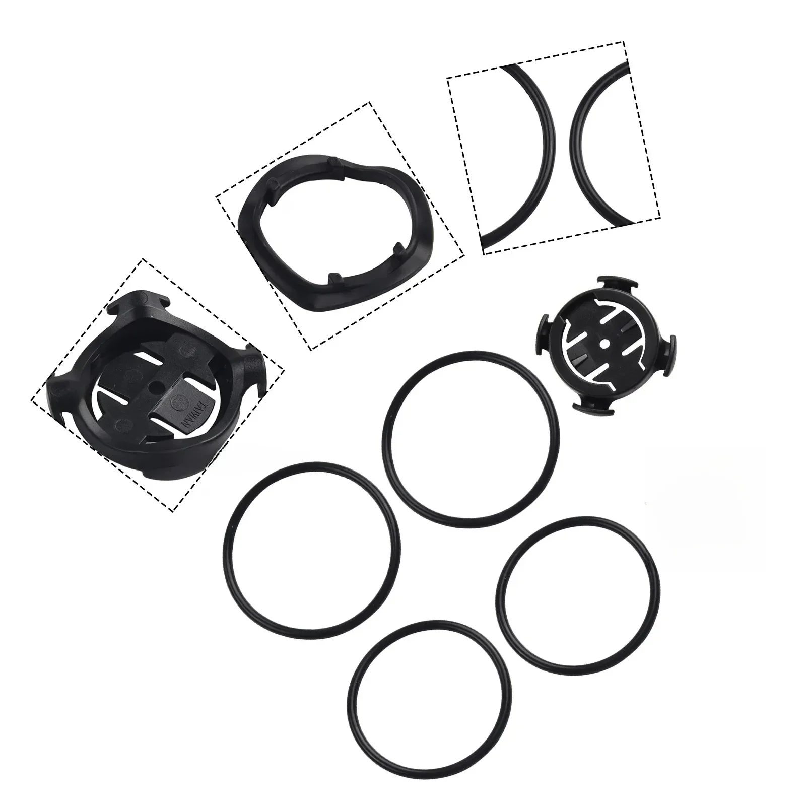 AliExpress ALLTOO New Bicycle Edge Quarter Turn Computer Mount Rubber Bike Stopwatch Mounting Bracket Accessories For Garmin Stem Or Handlebar