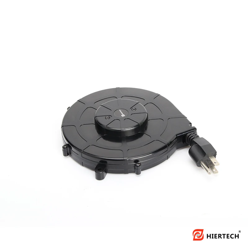 Auto Retractable Power Cord Reel JM.801, USA Plug, Self Lock & Auto Rewind, 3Core18AWG, 3m, Mounting Option Power Extension Cord