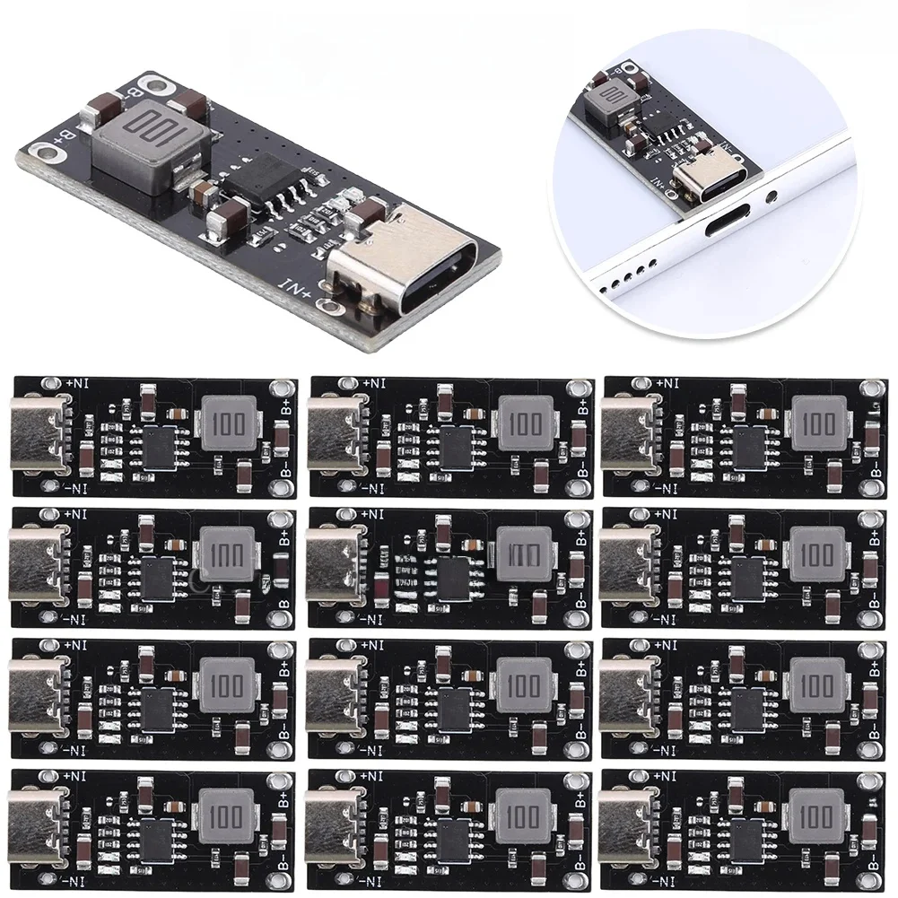 1-20 pièces IP2312 CC/CV Mode type-c entrée USB courant élevé 3A polymère batterie au Lithium ternaire carte de charge rapide 5V à 4.2V