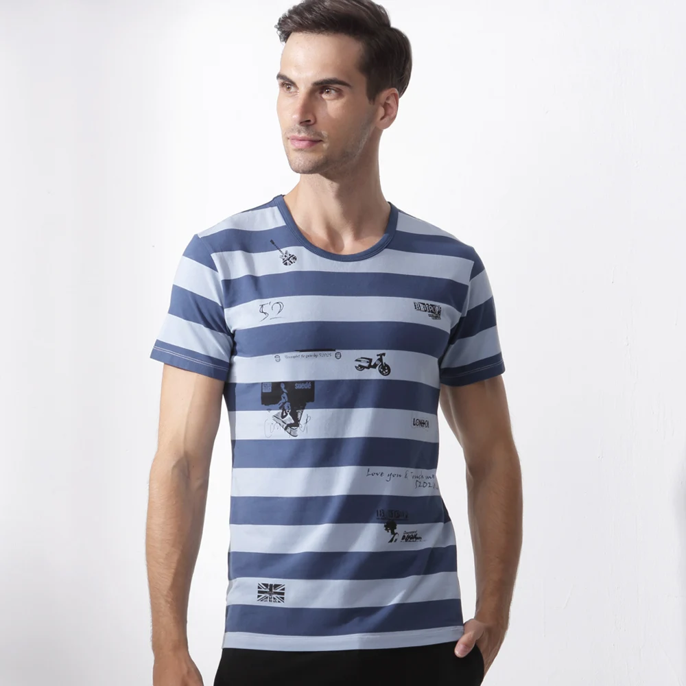 

52025 Мужская футболка с V-образным или круглым вырезом - Хлопок и модал, стильный дизайн, мягкое и удобное нижнее белье, легкая и дышащая домашняя одежда. Идеальный выбор для комфорта и стиля в домашней обстановке