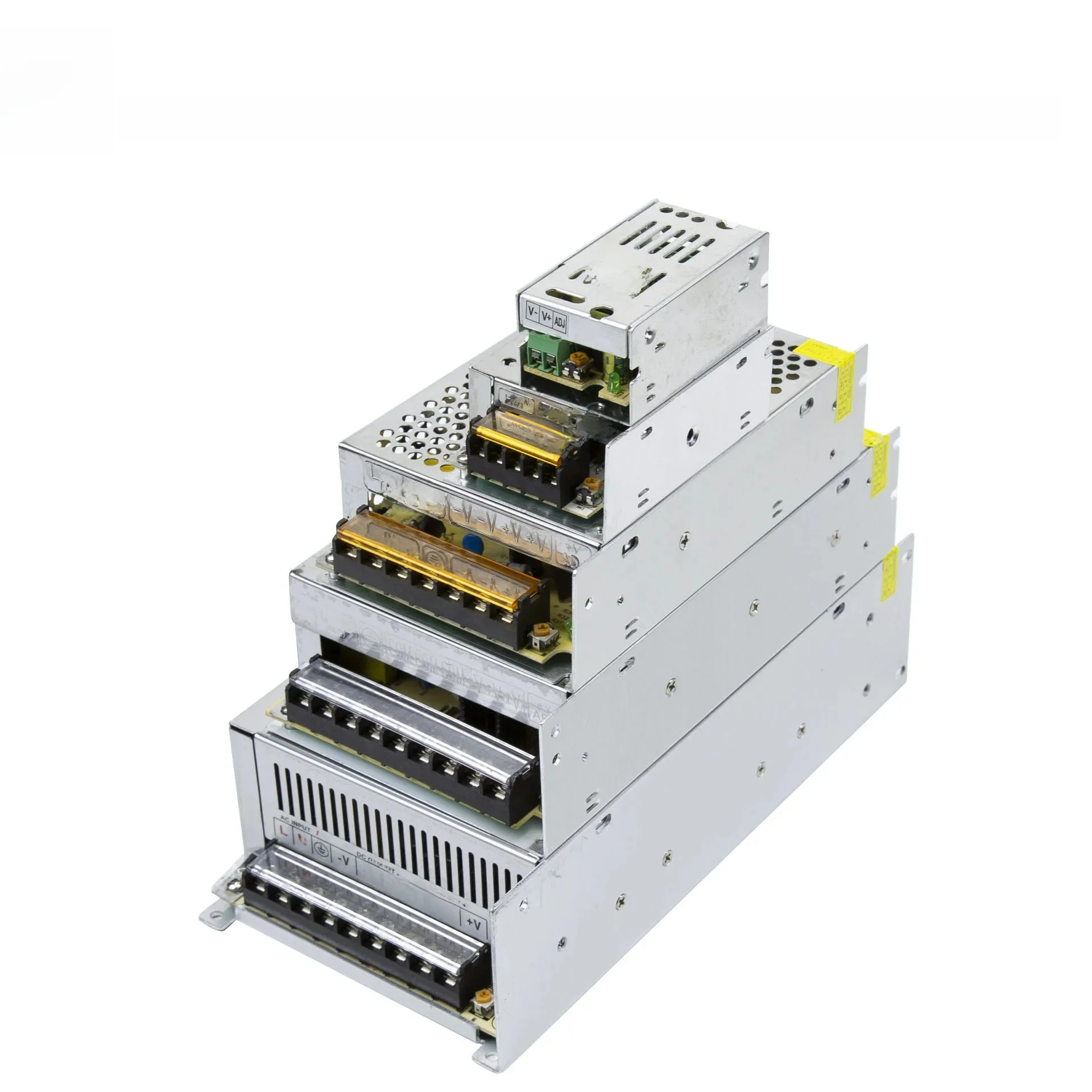 Schakelende Voeding DC 5V 2A 5A 10A 20A 30A 40A 60A 70A Lichttransformator AC 100-240V Bron Adapter SMPS Voor LED Strips CCTV