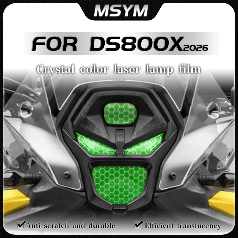 For VOGE DS800X Ds800x ds800x 2026 Headlight protective film honeycomb laser sticker tail light film modified accessories