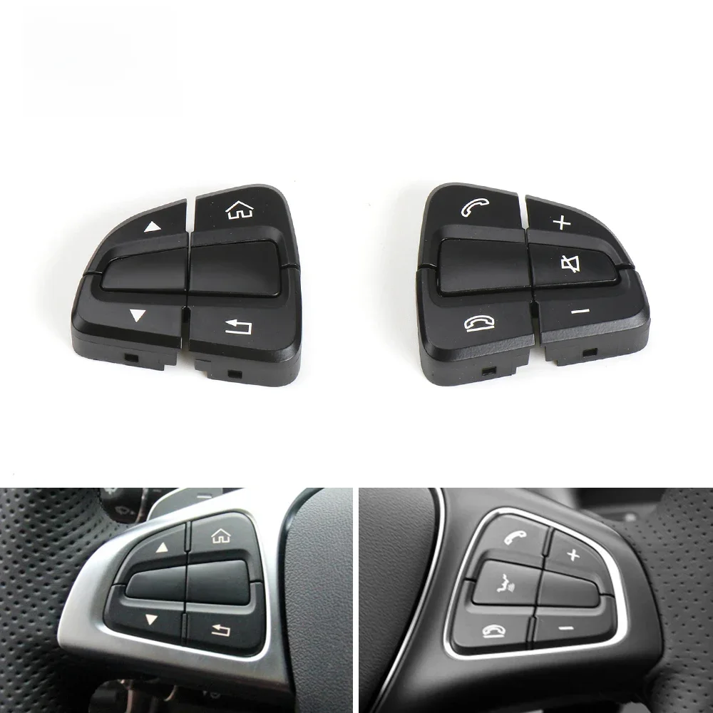 Bouton de commutation de commande de volant multifonction de voiture, pour Mercedes Benz classe C GLC W205 W253 C200 C300 0999050200 0999050300
