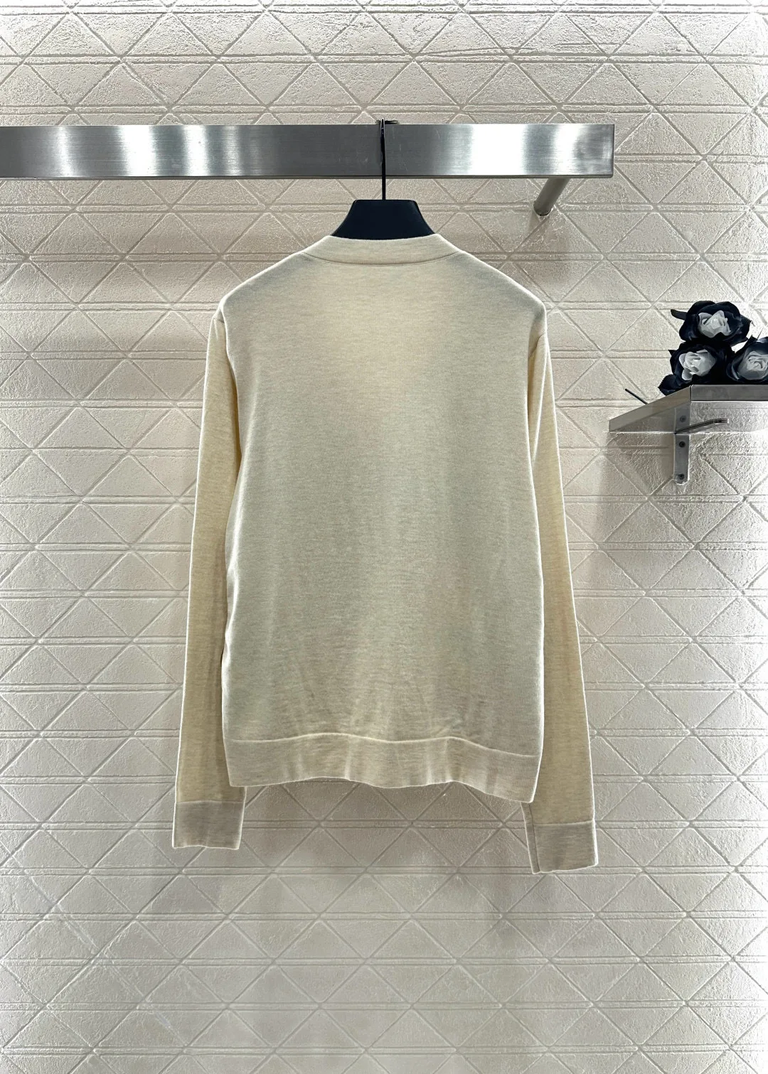 

Повседневный бежевый женский шерстяной вязаный кардиган с v-образным вырезом, осень 2022, новый свободный свитер на пуговицах с длинными рукавами, куртка D18