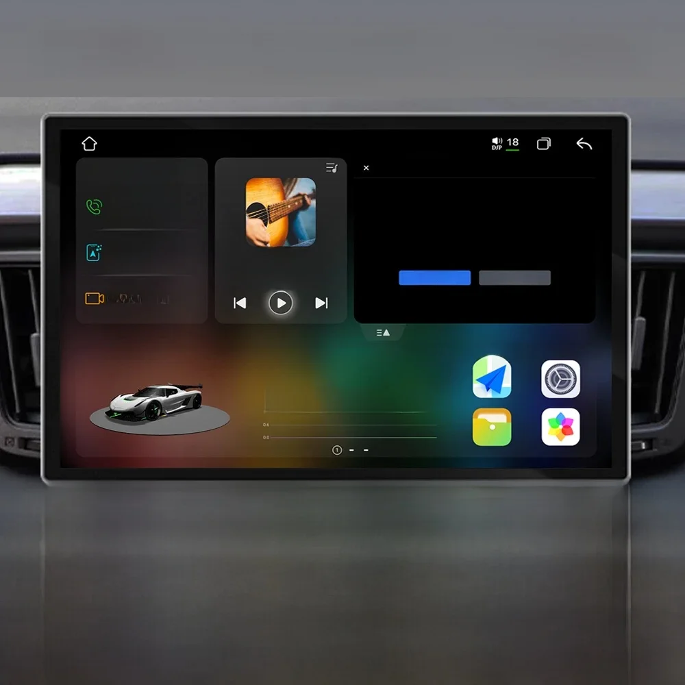WDFL FYT7870 13Inch Autoradio Carplay Android Auto Universele Multimedia Speler Bluetooth5.1 DSP AM RDS AHD GPS WIFI Autoradio - afbeelding 2