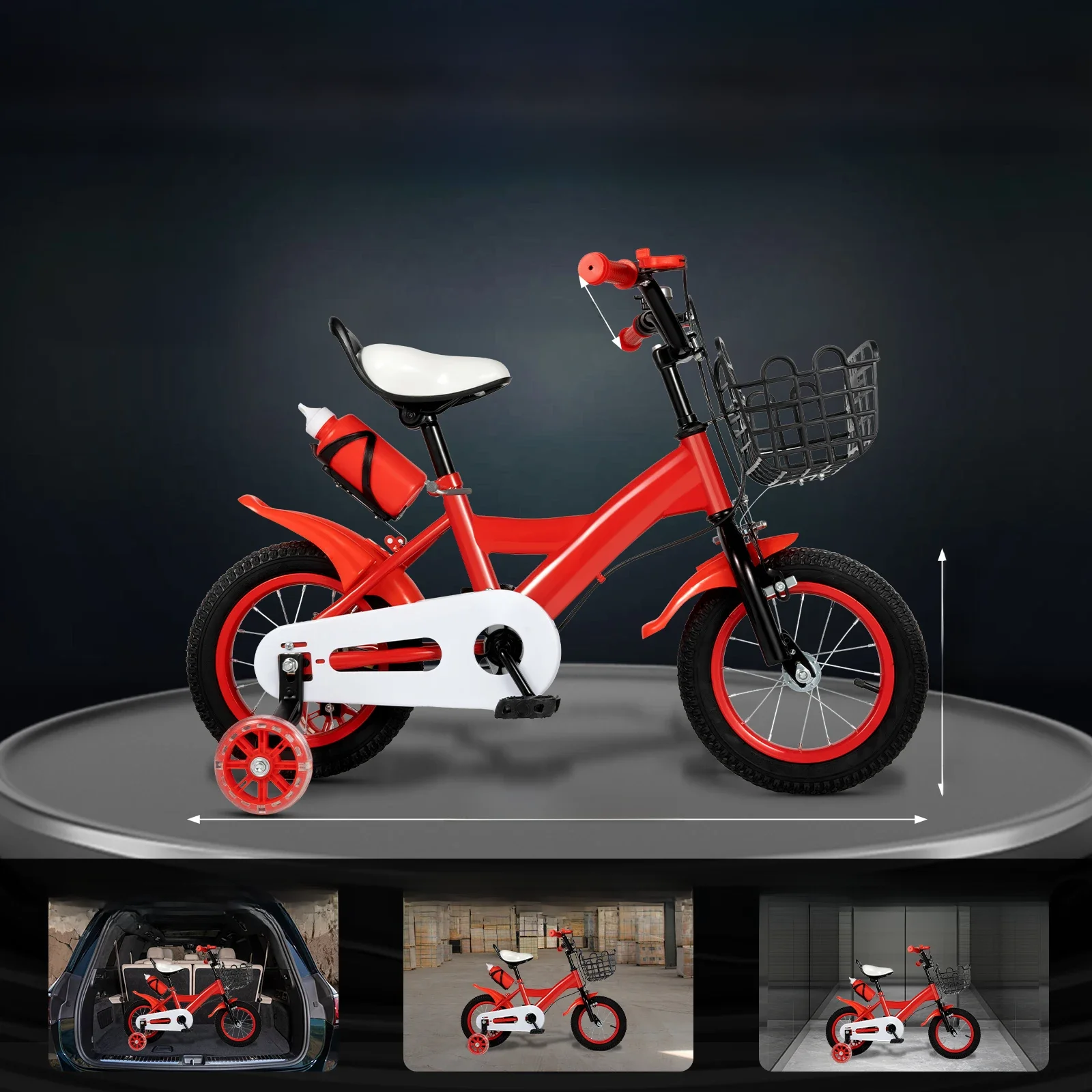 AliExpress 12Inch Children Bicycle Bike Boys&Girls Bike with Stabilisers Training Wheel