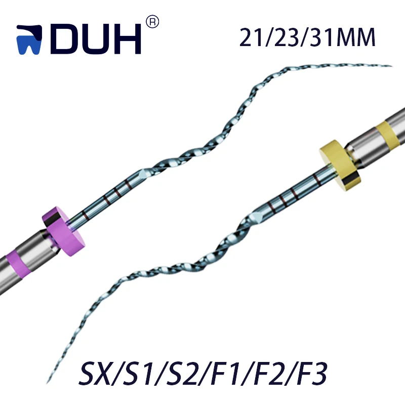 Duh Dental Endo Bestand Wortelkanaaltaper Endodontische Vijl Warmte Geactiveerd Roterend Bestand Flexibel Tandarts Instrument