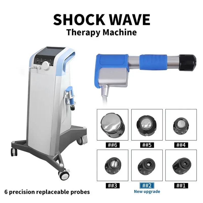 Vertical Pneumatic Shockwave Machine Physical Shock Wave ED Treatment Pain Relief Radial Physiotherapy Body Massager