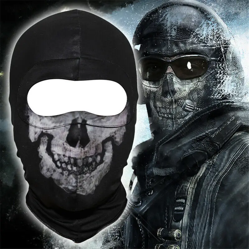 Unisex Ghost Print Stocking Balaclava Mask Game Call Of Duty MWII 2022 COD Ghost Simon Hood Mask