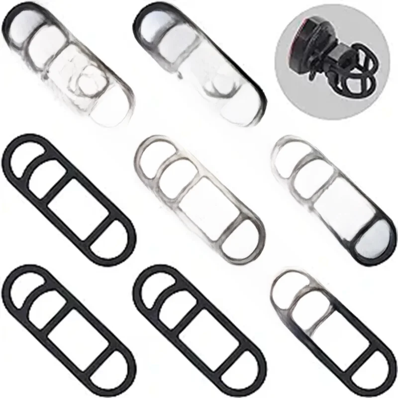 AliExpress NONE 2/5/10pcs Front Light Torch Elastic Band for Road Bike Cycling Headlight Silicone GEL Strap GPS Camera Bungee Stretch Holder NEW