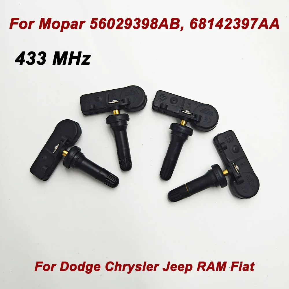 

Датчик TPMS 56029398AB 68241067AA 433 МГц для Chrysler 300 Voyager Dodge RAM Series Journey Jeep Grand Cherokee Compass Fiat 500