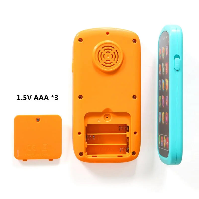 Kinderen doen alsof ze telefoon Engels leren peutertablet met zintuiglijk touchscreen Muziek Vroeg educatief cognitief speelgoed voor baby