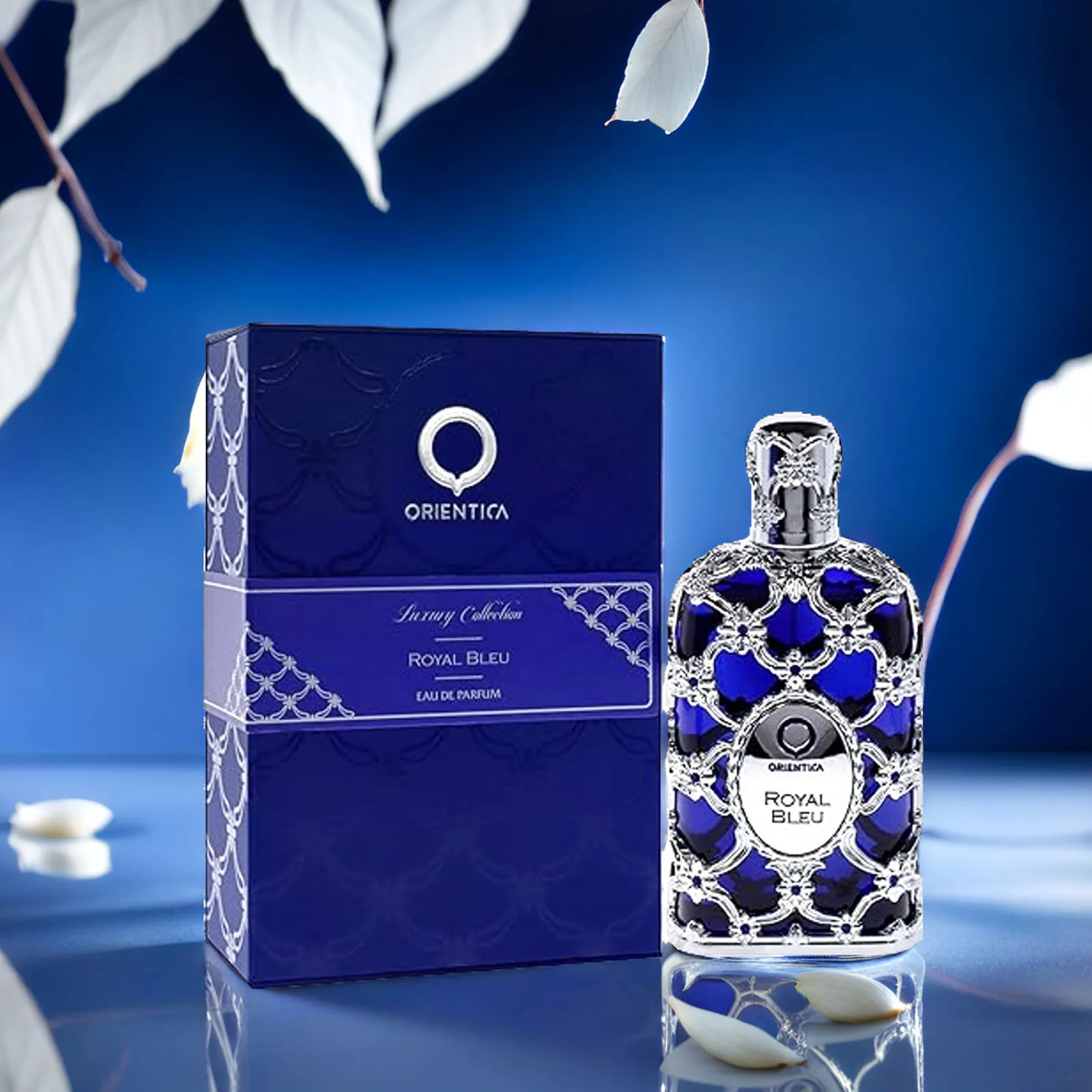 Orientica Royal Blue Edition para mujer, espray EDP de larga duración con aroma Floral, Ideal para regalo de Navidad Perfume, volumen múltiple, 2,7 OZ