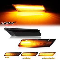 2Pcs For Porsche 911 Boxster Typ 996 986 Carrera GT2 GT3 Dynamic Amber LED Car Side Marker Sequential Turn Signal Blinker Light