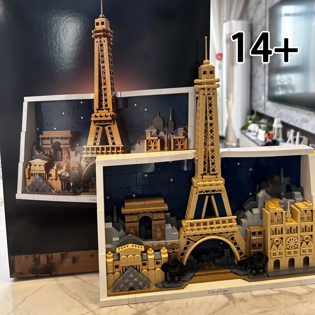2026 New stock building block 21064 Baling Love City boys and girls toys Set Valentine's Day birthday gifts furniture decoration