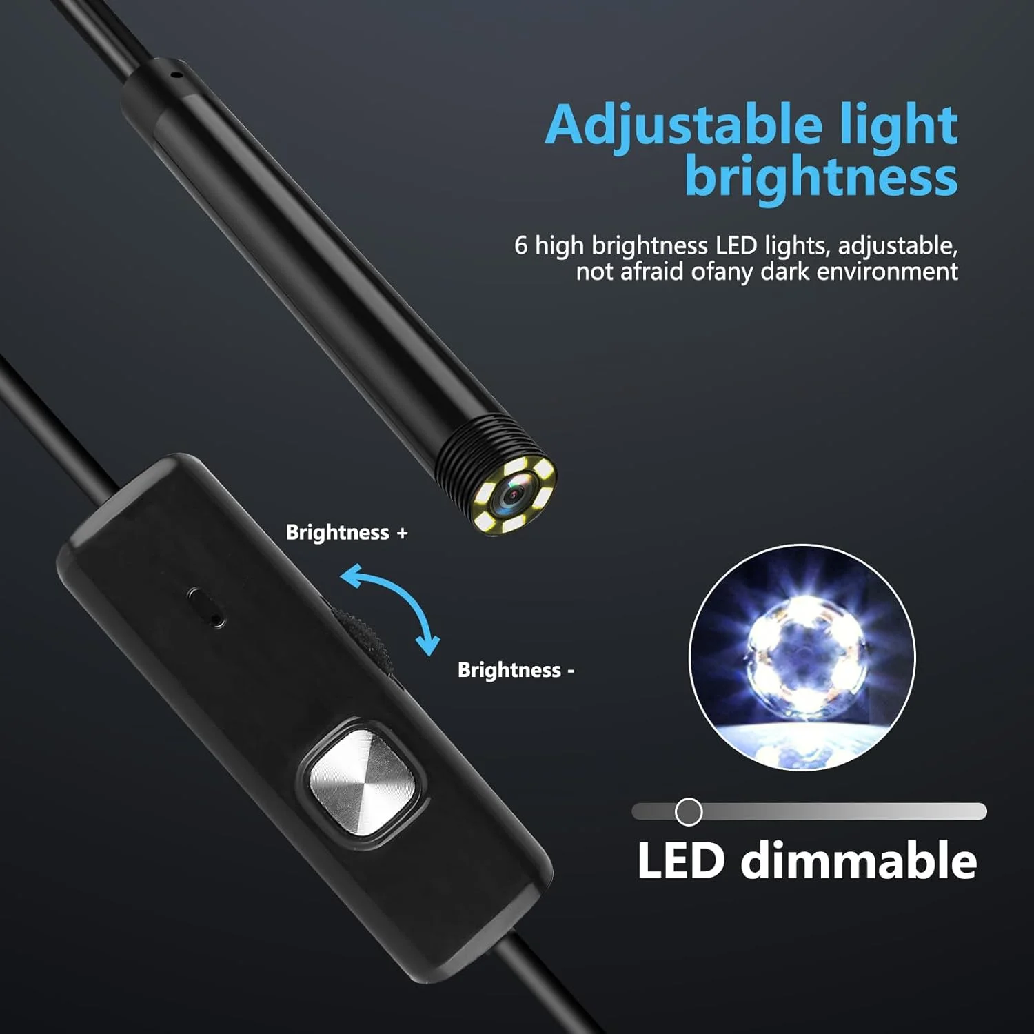 8mm 1080P IP67 Car Video Sewer Piping Drain Inspection Automotive Endoscope Camera For Android Cars Smartphone Industrial Usb C