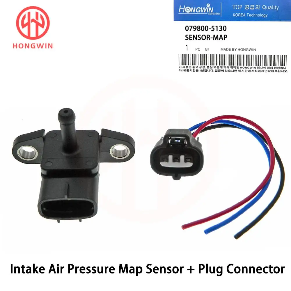 89421-20210 079800-5130 Air Intake Pressure Sensor Map For Toyota Land Cruiser Avensis 1.6 1.8 2.0  Coaster Corolla Dyna Hiace