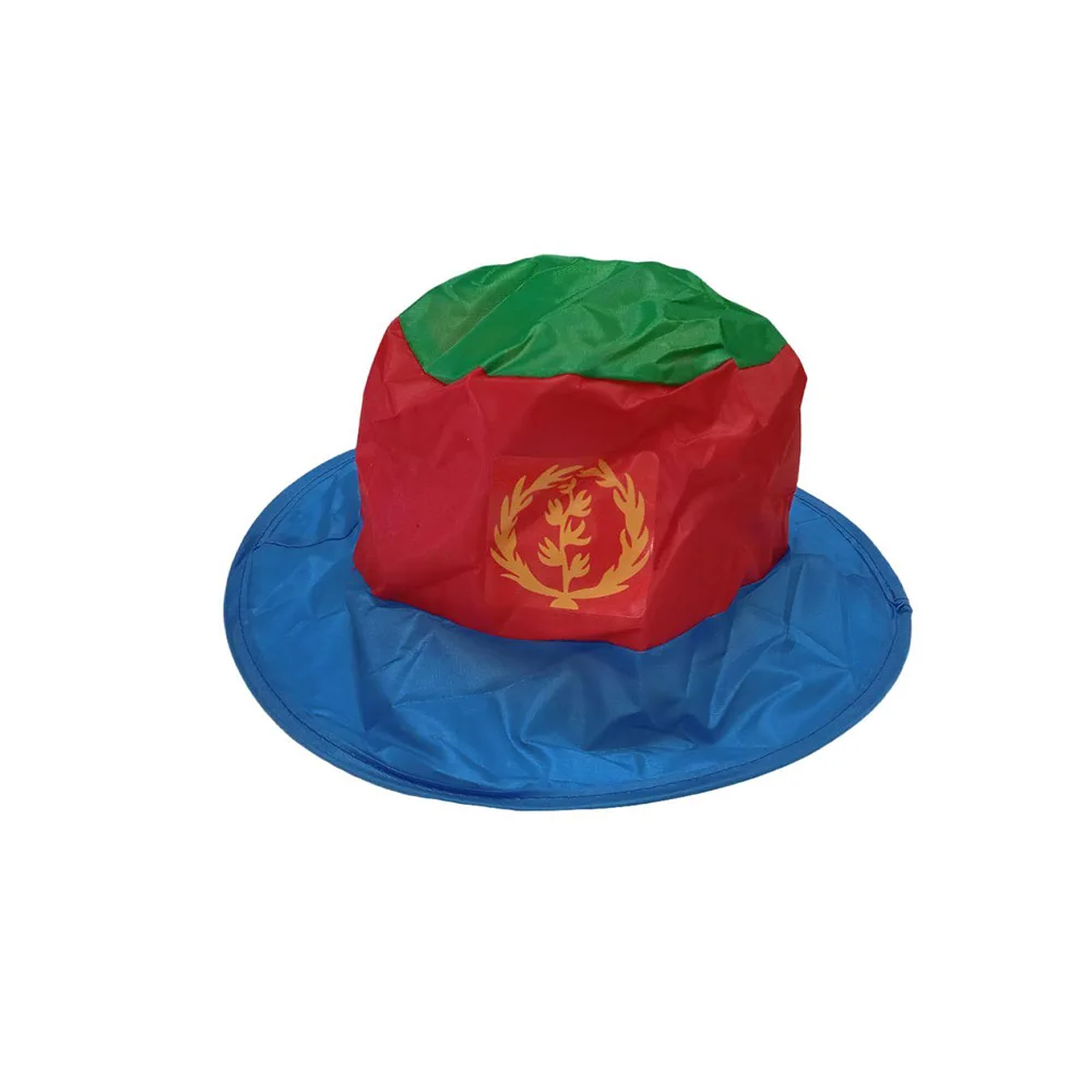 Directly Delivery Free Size 100% Polyester eritrea eritrean Flag Caps Hats