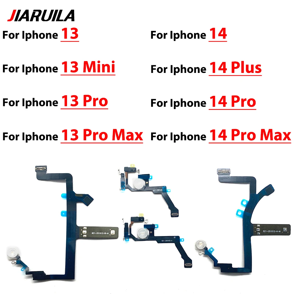 LED Flash Light Sensor Flex Cable For iPhone 12, 13, and 14 series Replacement Proximity Distance Ambient Repair Parts