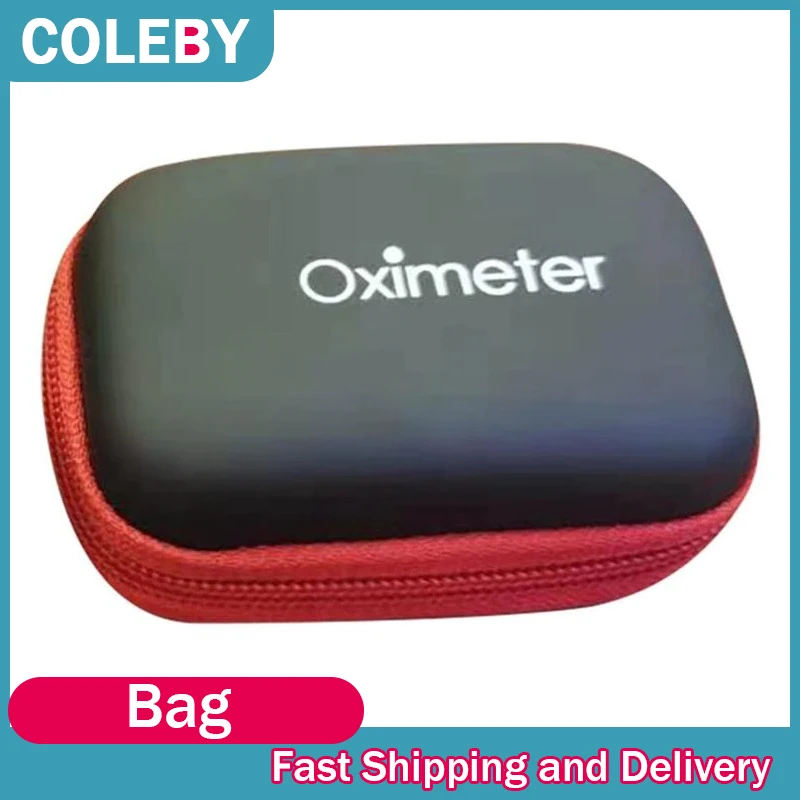 

Fingertip Pulse Oximeter Bag Oximeter Storage Bag Protective Box Tool Bag EVA Oximeter Zipper Holder Reasonable Layout